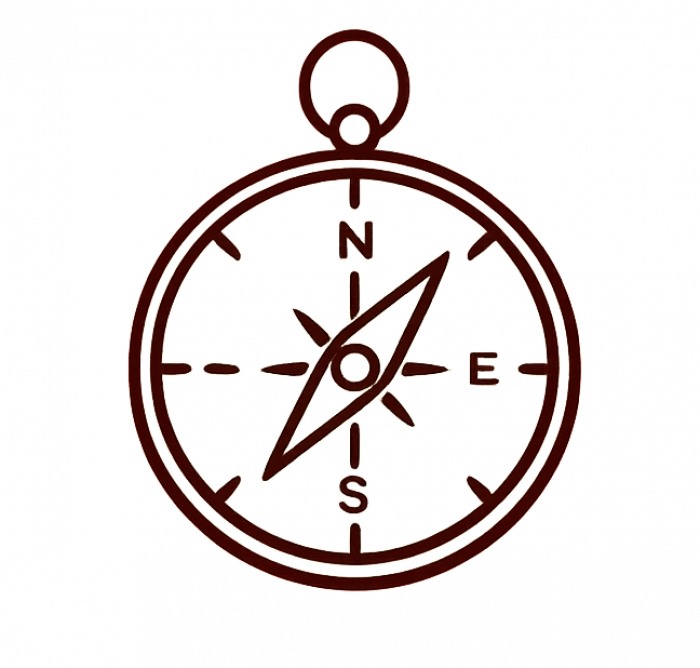 Icona compass - trasp